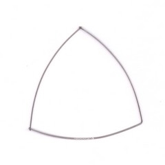 Triangel farve sølv